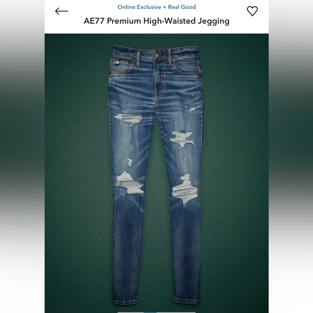 AE77 PREMIUM HIGH-WAISTED JEGGING